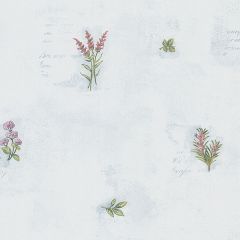 KV27427 Herb Flowers Sidewall Wallpaper Blue, Green Fresh Kitchens 5 Norwall Wallcovering
