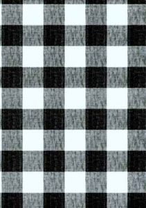 Distressed Black and White Check Wallpaper