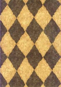 Black and Gold Harlequin Wallpaper