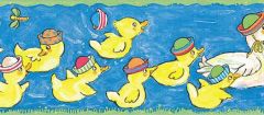 Floating Ducks Wallpaper Border- 3 rolls left