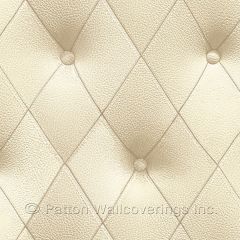 LL29572 Buttonback Wallpaper Beige Illusions Norwall Wallcovering