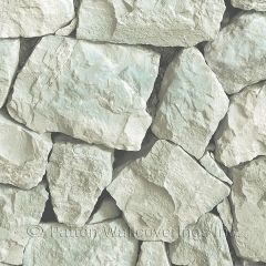 LL36219 Spanish Stone Wallpaper Aqua, Cream, Green Illusions Norwall Wallcovering
