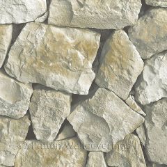 LL36221 Spanish Stone Wallpaper Grey, Beige Illusions Norwall Wallcovering