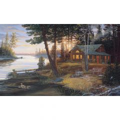 Lake Forest Lodge Last Embers Mural