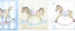 Rocking Horse Wallpaper Border