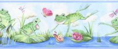 Hoppy Frog Wallpaper Border