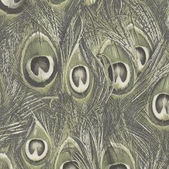 MH36520 Peacock Wallpaper Green Manor House Norwall Wallcovering