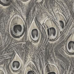 MH36522 Peacock Wallpaper Taupe, Grey Manor House Norwall Wallcovering