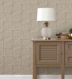 MH36526 Parquet Wallpaper Grey, Beige Manor House Norwall Wallcovering