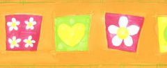 Childrens Neon Wallpaper Border