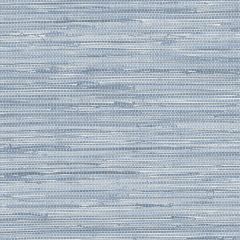 PA34213 Grasscloth Wallpaper Blue Paradise Norwall Wallcovering