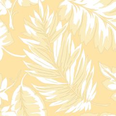 PA34258 Palm Leaf Wallpaper Yellow Paradise Norwall Wallcovering