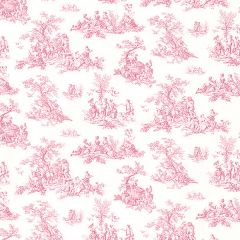 PP27801 Small Toile Wallpaper Pink Pretty Prints 4 Norwall Wallcovering