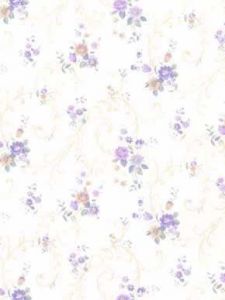 Mixed Purple Flower Wallpaper