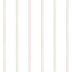 PP35500 Thin Stripe Wallpaper Green, Pink Pretty Prints 4 Norwall Wallcovering