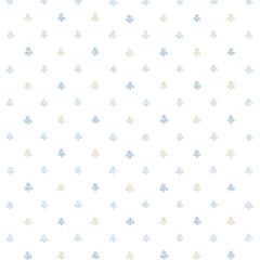 PP35512 Lulu Spot Wallpaper Blue, Beige Pretty Prints 4 Norwall Wallcovering