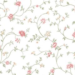 PP35524 Royal Trail Wallpaper Pink, Green Pretty Prints 4 Norwall Wallcovering