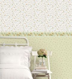PP35525 Royal Trail Wallpaper Green, Yellow Pretty Prints 4 Norwall Wallcovering