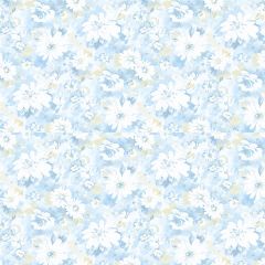 PP35531 Daisy Chain Wallpaper Blue, Yellow Pretty Prints 4 Norwall Wallcovering