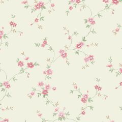 PR33837 Como Trail Wallpaper Yellow, Pink, Green Floral Prints 2 Norwall Wallcovering
