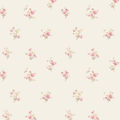 PR33840 Delicate Daisies Wallpaper Light Yellow, Pink, Green Floral Prints 2 Norwall Wallcovering