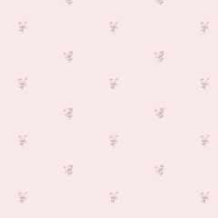 PR33848 Mini Daisy Wallpaper Light Pink, Green Floral Prints 2 Norwall Wallcovering