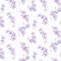 PR33850 Dawn Floral Wallpaper Purple, Brown Prints 2 Norwall Wallcovering