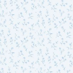 PR33856 Rose Meadow Wallpaper Blue Floral Prints 2 Norwall Wallcovering