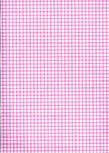 Norwall Pink and White Gingham Wallpaper