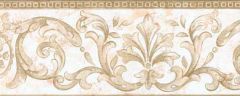 Gold Architectural Design Wallpaper Border