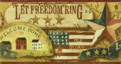Country Saying Wallpaper Border