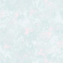 RG35747 Textured Leaves Wallpaper Turquoise, Pink Rose Garden 2 Norwall Wallcovering