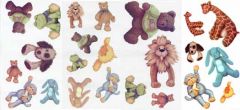 Cuddle Buddies Peel and Stick Cutouts