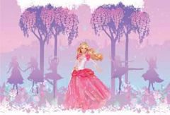 Barbie in the 12 Peel and Stick Mural RMK1085GM