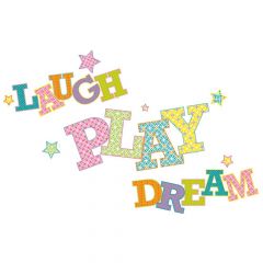 Cool Kids Laugh Play Dream Giant Mural