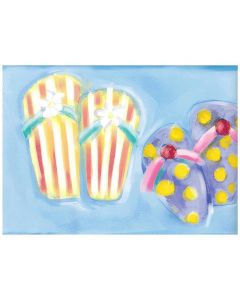 Beach Flip Flops Wall Paper Border RU8266B