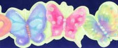 Girls Butterfly Wallpaper Border- 1 Roll Left