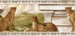 Tan Cheetahs Wallpaper Border