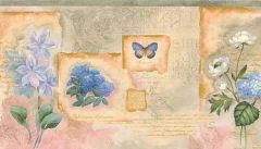 Butterflies and Botanicals Wallpaper Border