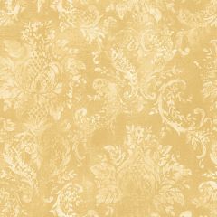 SD25655 Canvas Damask Wallpaper Yellow, Cream Stripes & Damasks 3 Norwall Wallcovering