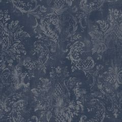 SD36102 Canvas Damask Wallpaper Navy, Grey Stripes & Damasks 3 Norwall Wallcovering