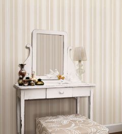 SD36113 Cushion Stripe Wallpaper Beige Stripes & Damasks 3 Norwall Wallcovering