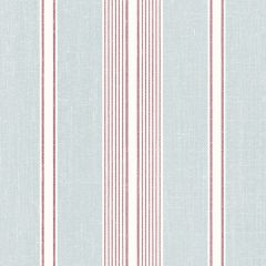 SD36117 Cushion Stripe Wallpaper Aqua, Red, White Stripes & Damasks 3 Norwall Wallcovering