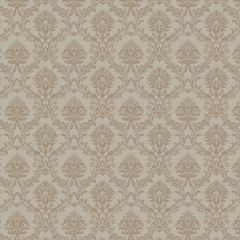SD36138 Mini Damask Wallpaper Brown, Metallic Gold Stripes & Damasks 3 Norwall Wallcovering