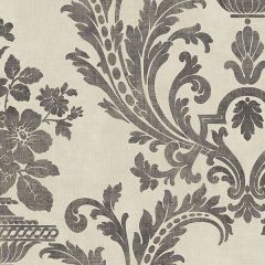 SD36152 Sari with Texture Wallpaper Beige/Black Stripes & Damasks 3 Norwall Wallcovering