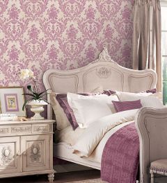 SD36154 Sari with Texture Wallpaper Taupe, Beige, Pink Stripes & Damasks 3 Norwall Wallcovering