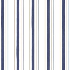 SH34504 Stripe Wallpaper Navy, Taupe Shades Norwall Wallcovering