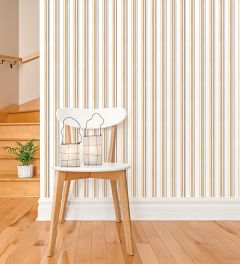 SH34505 Stripe Wallpaper Black, Beige Shades Norwall Wallcovering