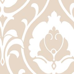 SH34513 Italian Damask Wallpaper Taupe Shades Norwall Wallcovering