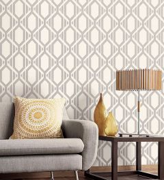 SH34550 Gatsby Wallpaper Grey, Silver Shades Norwall Wallcovering